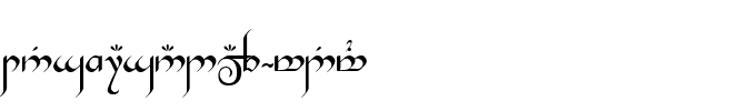 TengwarGandalf Medium.ttf