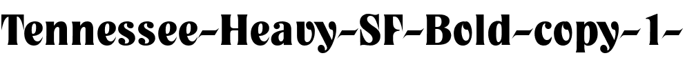 Tennessee Heavy SF Bold.ttf