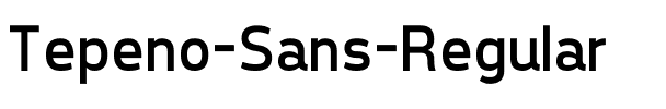 Tepeno Sans Regular.ttf