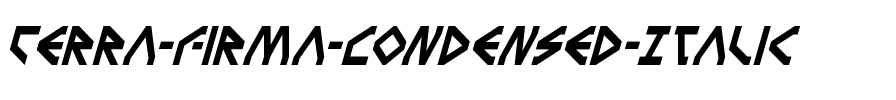 Terra Firma Condensed Italic Condensed Italic.ttf