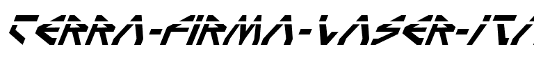 Terra Firma Laser Italic Laser Italic.ttf