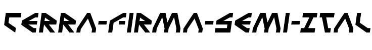 Terra Firma Semi-Italic Semi-Italic.ttf