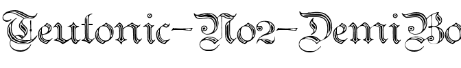 Teutonic No2 DemiBold.ttf