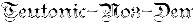 Teutonic No3 DemiBold.ttf