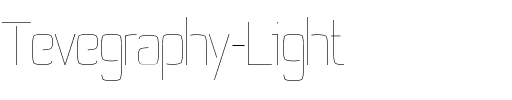 Tevegraphy Regular.ttf
