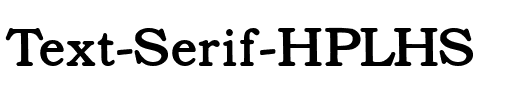 Text Serif HPLHS.ttf