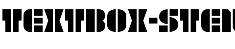 TextBox Stencil Regular.ttf