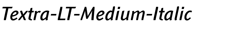 Textra LT Light Bold Italic.ttf