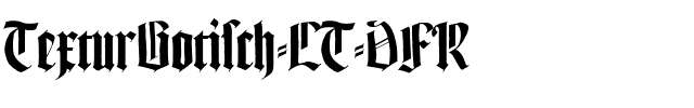 TexturGotisch LT DFR Regular.ttf