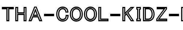 Tha Cool Kidz Black Black.ttf