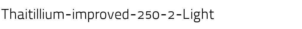 Thaitillium improved 250 2 Light.ttf