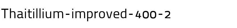 Thaitillium improved 400 2 Regular.ttf