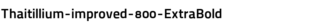 Thaitillium improved 800 ExtraBold.ttf