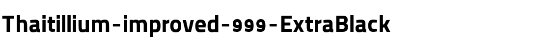 Thaitillium improved 999 ExtraBlack.ttf