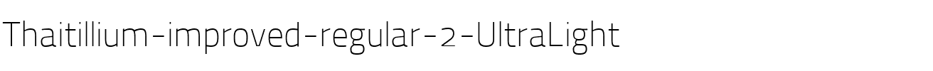 Thaitillium improved regular 2 UltraLight.ttf
