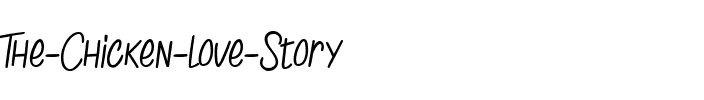 The Chicken love Story Regular.ttf