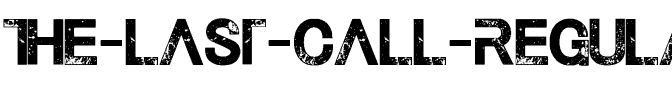 The Last Call Regular.ttf