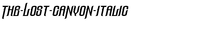 The Lost Canyon Italic.ttf