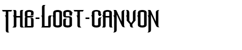 The Lost Canyon Regular.ttf