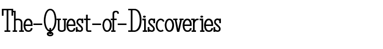 The Quest of Discoveries Regular.ttf