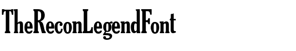TheReconLegendFont Normal.ttf