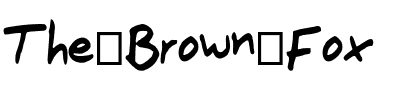 The_Brown_Fox Medium.otf