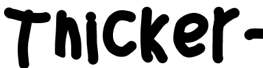 Thicker Than… Medium.otf