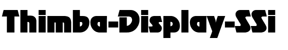 Thimba Display SSi Regular.ttf
