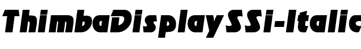 ThimbaDisplaySSi Italic.ttf