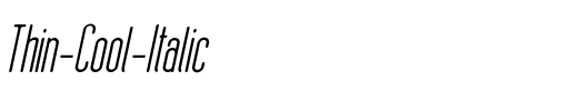 Thin Cool Italique.ttf