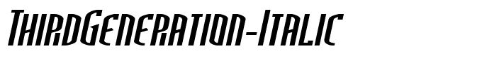 ThirdGeneration Italic.ttf