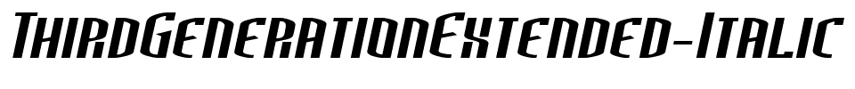 ThirdGenerationExtended Italic.ttf