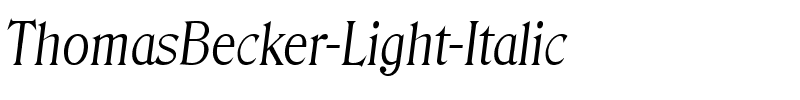 ThomasBecker-Light Italic.ttf