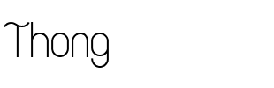 Thong Regular.ttf