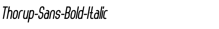 Thorup Sans Bold Italic Bold Italic.ttf