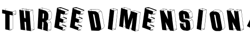 Threedimensional Regular.ttf