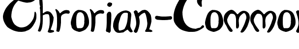 Throrian Commonface Normal.ttf
