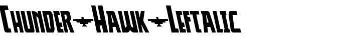 Thunder-Hawk Leftalic Italic.ttf