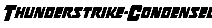 Thunderstrike Condensed Condensed.ttf