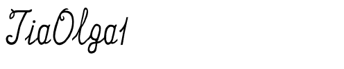 TiaOlga1-manuscript Regular.ttf