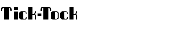 Tick Tock Regular.ttf