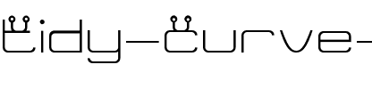 Tidy Curve TV Regular.ttf