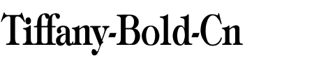Tiffany-Bold Cn Regular.ttf