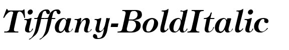 Tiffany-BoldItalic Regular.ttf