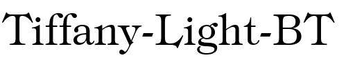 Tiffany Lt BT Light.ttf