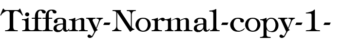 Tiffany-Normal Regular.ttf