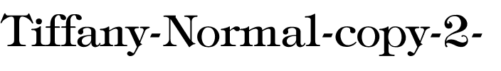 Tiffany-Normal Regular.ttf