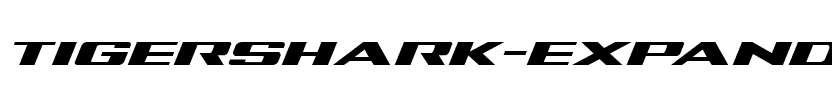 Tigershark Expanded Italic Expanded Italic.ttf