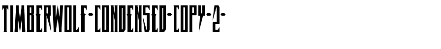 Timberwolf Condensed Condensed.ttf