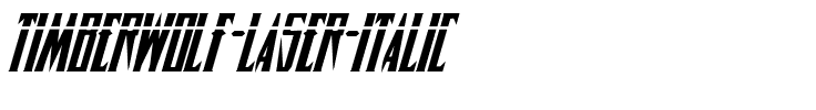 Timberwolf Laser Italic Italic.ttf